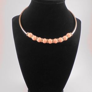 Beaded Hoop Necklace